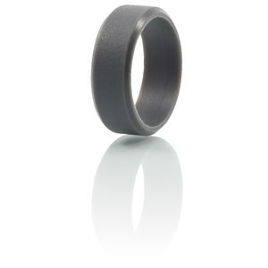 Silicone Ring Rubber Wedding Band - Dark Grey